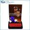 Wireless food court call restaurant waiter calling system call button with menu stand