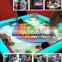 Coin operated arcade air hockey game two player air hockey