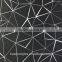 geometrical print washed velvet fabric for outdoor wear home textile