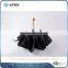 Promotional polyester fabric 2 fold black umbrella