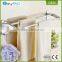 Promotion hotel bathroom metal double magnetic commercial towel bar
