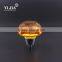 45 mm amber color zinc crystal knobs for kitchen cabinets