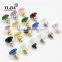 Clear Zinc Alloy Furniture Cabinet Wardrobe Octagonal Crystal Knob