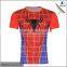 OEM Breathable Full Print Sublimation T Shirts Custom 100% Polyester Sublimation 3D T Shirt