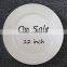 Wholesale 12 Inch Pure Ivory Creamy White Porcelain Charger Plate Dish On Sale