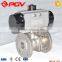 flange pneumatic ball valve stainless china manufacturer