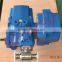 explosion proof clamp ball valve with electric actuator
