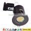 Black chrome GU10 ceiling light fixture with 90mins fire rated