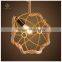 Home indoor lighting hemp rope creative hanging pendant light