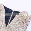 Paillette sleeveless dress/elagant dress with golden sequins/evening dress