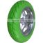 16" 4.00-10 puncture proof PU wheel with special rim for wheelbarrows