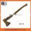 Kitchen hatchet with wooden handle