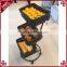 Creative wholesale supermarket accessories display stand storage basket