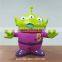 2015 Customized resin alien cartoon statue for garden decor