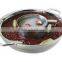 Lightest Strongest Two Handle Stainless Steel Child-Mother Relation Pot Without Lid