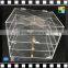 2016 Handmade Acrylic Makeup Organizer ,plexiglass Display Box,luite Drawer Box