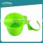 Toprank Colorful Plastic Vegetable Draining Strainer Basket Hanging Vegetable Food Strainer Basket With Holder