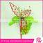 China factory supply crafts decorations cheap artificial poinsettia flower for christmas market