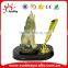 revolving pen holder with zebra figurine