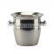 2.0L/3L Stainless Steel creative stainless steel ice beer bucket