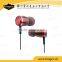 multi-function wired earphone stereo headphone with mic