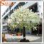 Plastic artificial indoor cherry blossom tree with artificial flowers cherry blossom Exported to Cnada