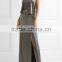 Sexy Backless Honeymoon Double-Faced Satin Halterneck Gown Nighty Maxi Dress Long Evening Party Wear Dresses 2016 HSD5881