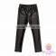 New fashion baby girls gold color PU pants