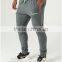 Dark Grey Mens Tapered Jogger Pants Polyester Cotton Fleece Black Fashion Design Fitness Sweatpants Gym Fitted Joggers