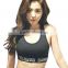 2017 New Fashion Design Customized Your Own Brand Logo Elastic Band 95%Cotton 5%Spandex Sport Crop Top Bralettes