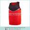 custom printed mens mesh slim fit sport singlets/tank tops