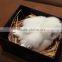 Hot Sales Cute Mink Fur Rabbit Shape Ball Plush Keychain