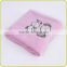 Wholesale China Embroidered Printed Plush Coral Fleece Baby Blanket