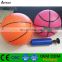 Factory stocking inflatable PVC basketball inflatable rubber ball inflatable silicone ball with needle valve