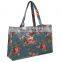 European Newest Full Printed Coated Cotton Shopping Bag Reinforced Tote Bags