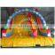 Hot sale inflatable water slide with pool