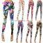 oem and odm summer women custom logo brushed ladies printed tights