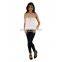Satin peach party wear top for girls