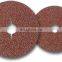 abrasive fused aluminum oxide fiber disc for polishing metal