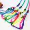 Colorful Round Rope Pet Leash Dog Leash Pet Chest Harness Cat Leash A9