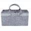 High Quality Multi-function Diaper Caddy Big Capacity Felt Bag For Outdoor Travel