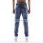 DiZNEW Hot sale fast delivery blue name brand new style stretch jeans pent ripped jeans men