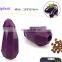 Eggplant shape dog chew toy treats pet play toy resistance to bite