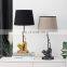 Unique monkey animal base table lamp home ornament creative design modern bedside lamp