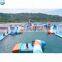 2018 high quality 0.9mm pvc tar inflatable fun aqua park equipment inflatable floating water park in Subic NB002-2
