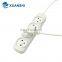 Israel 4 way electrical extension cord multiple socket with switch