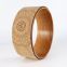 Low MOQ Customized Cork Yoga Wheel With CE Certification