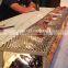 BBQ grills steel mesh BBQ fire pit grilling grate camp fire cooking rack BBQ charcoal grill tables or for  restaurant