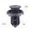 T-shaped tree car plastic fastener clip auto push-type retainer clip