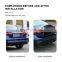 Carbon Fiber Style Car Bumper Rear Diffuser And Rear Spoiler Bodykit Carbon Fiber Rear Lip With Light For Infiniti Q60